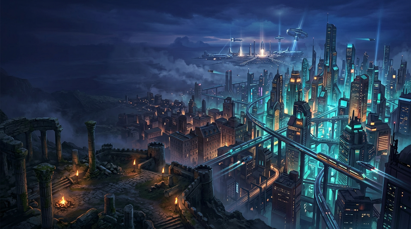 Chrono City Concept Art